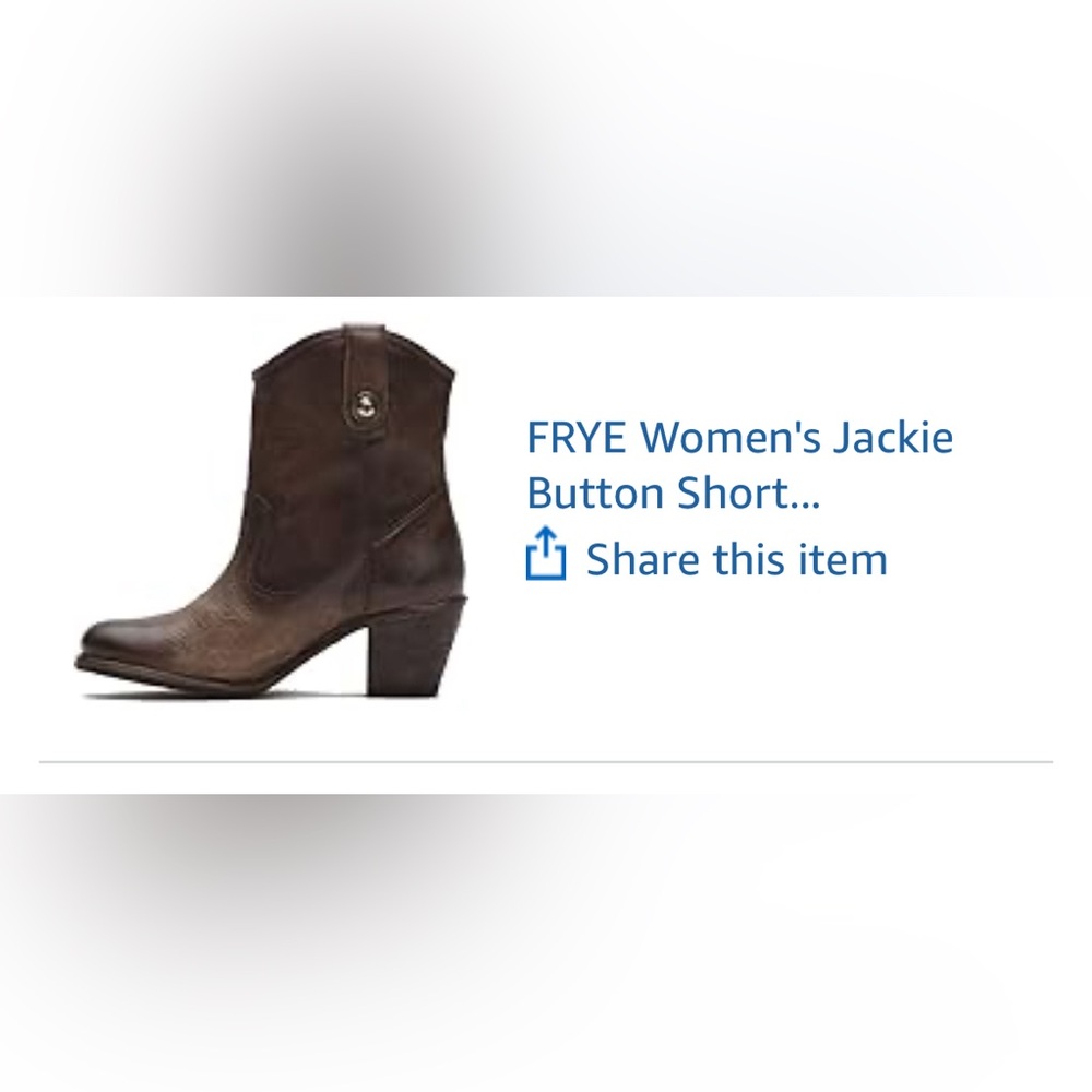Frye Jackie Button short boot woman’s 6.5